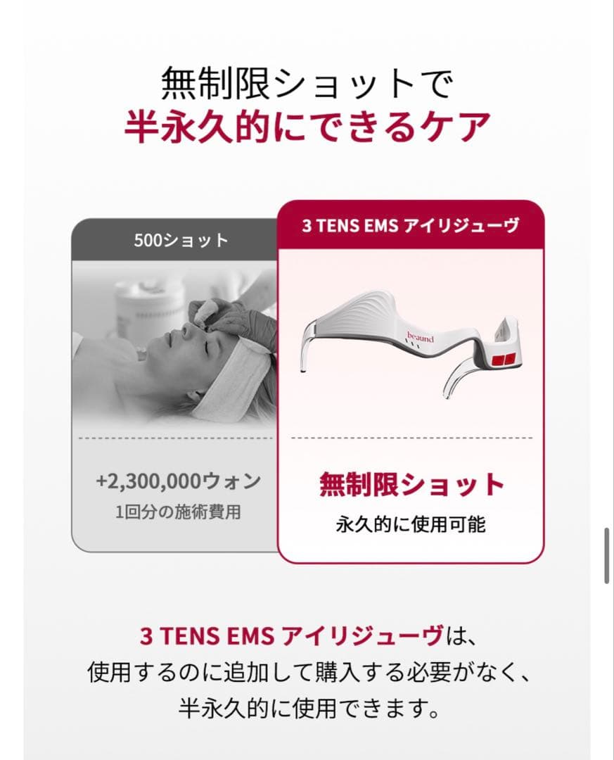 【新品未開封】beaund EYE REJUV アイリジューヴ目元ケア EMS