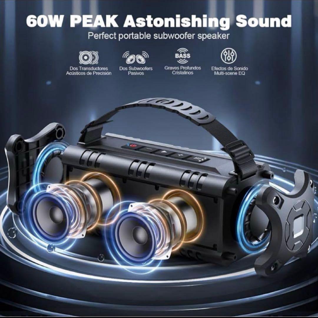 Bluetoothスピーカー W-KING 30Wポータブルワイヤレススピーカー