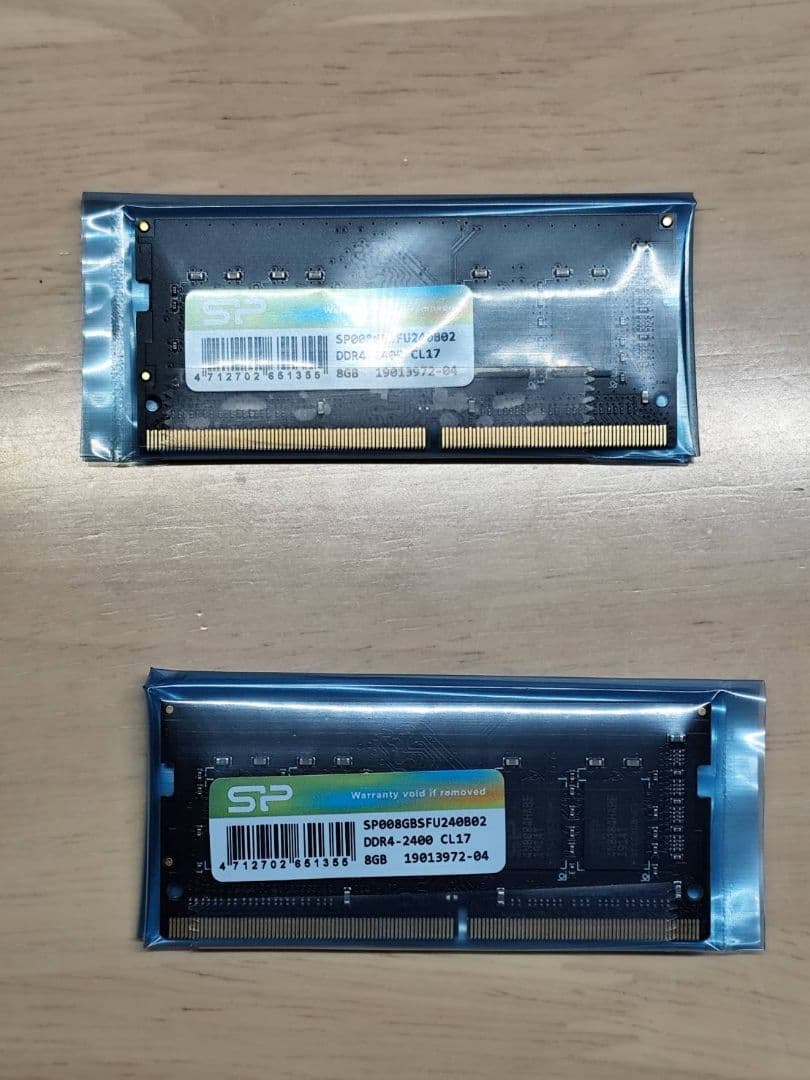 SP DDR4 8GB SO-DIMM メモリ 2400MHz