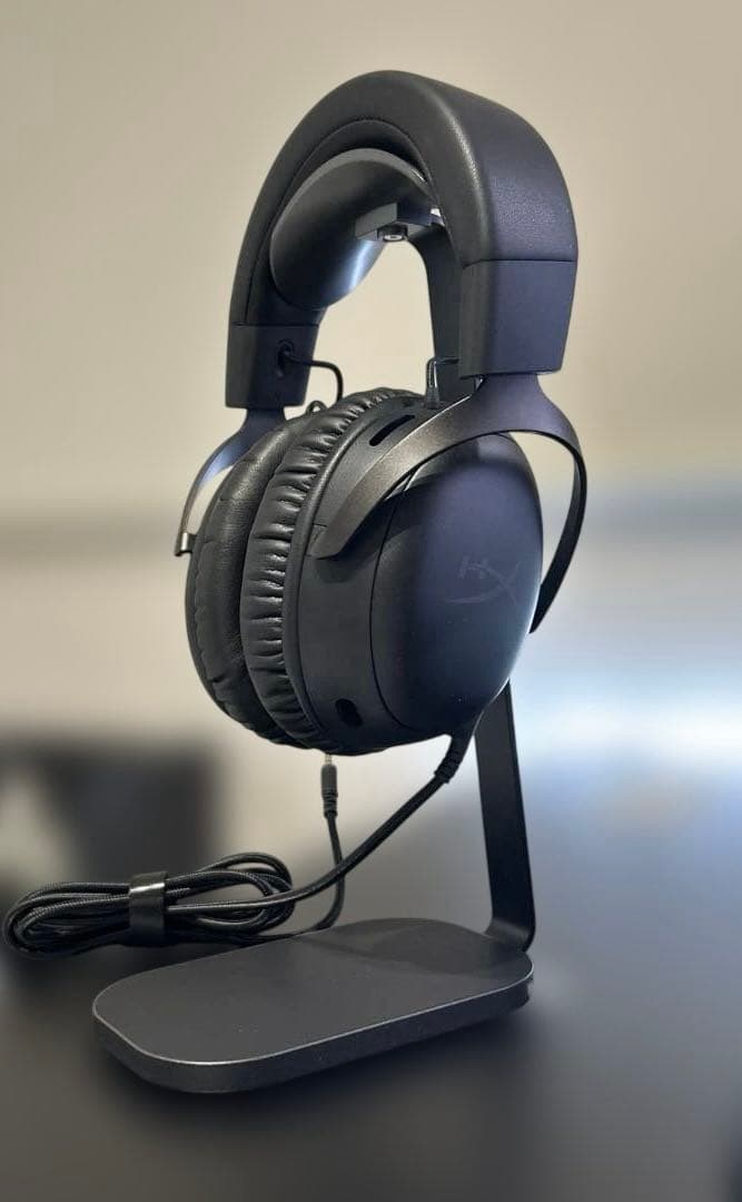 HyperX Cloud III Black ヘッドホンスタンドセット