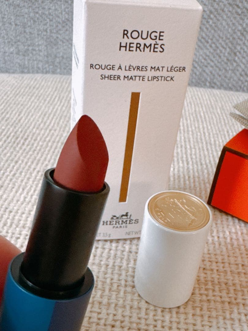 HERMES ROUGE HERMES 73 ルージュ・ナッパ