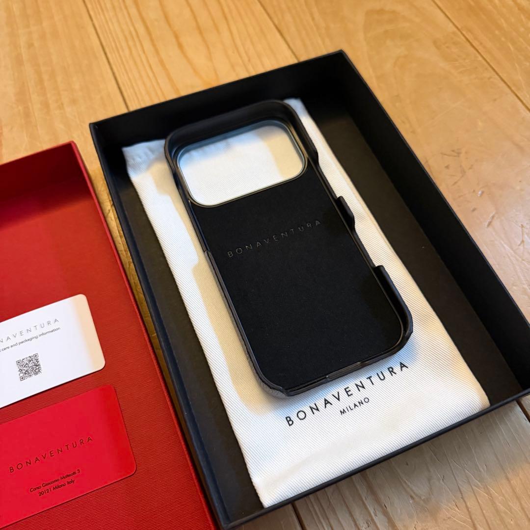 BONAVENTURA iPhone17proケース トゥルーグレー