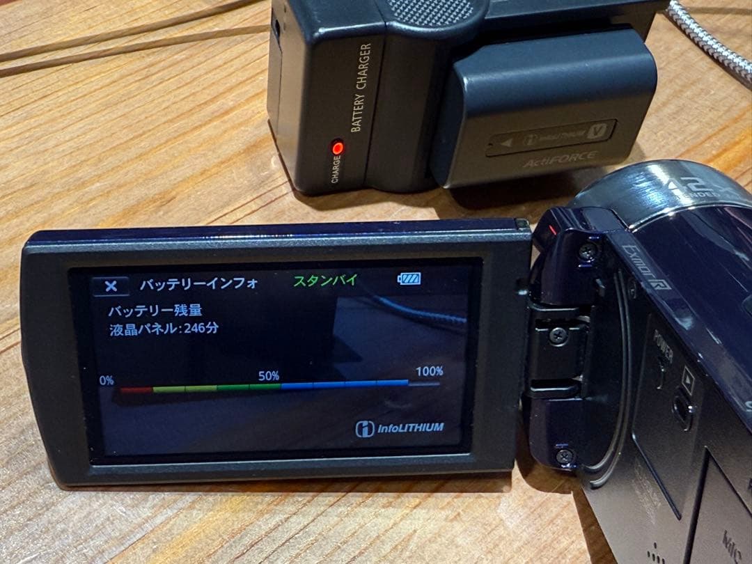 SONY ハンディカム CX-180 本体および充電器 + おまけ