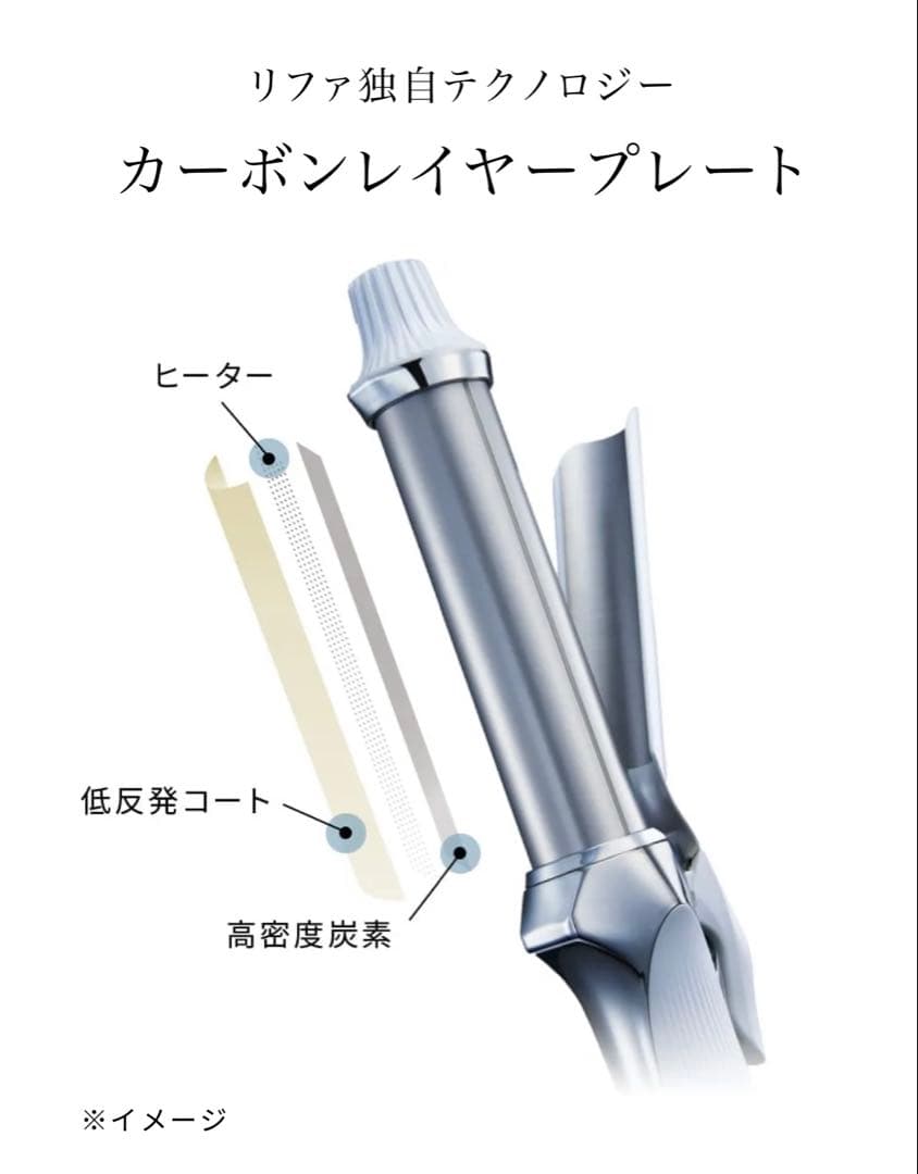 リファ カールアイロン プロ 32mm ホワイト正規品
