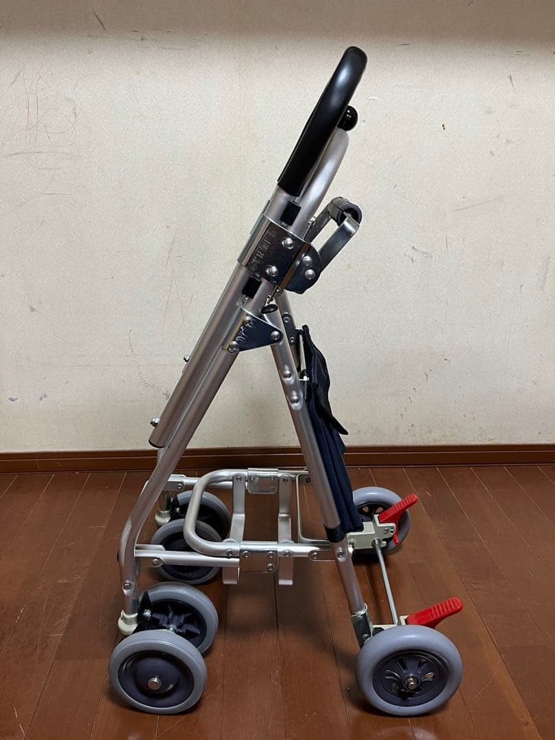 介護用品　スワン歩行補助器具　コメットデラックスアルミ製 折りたたみ歩行器