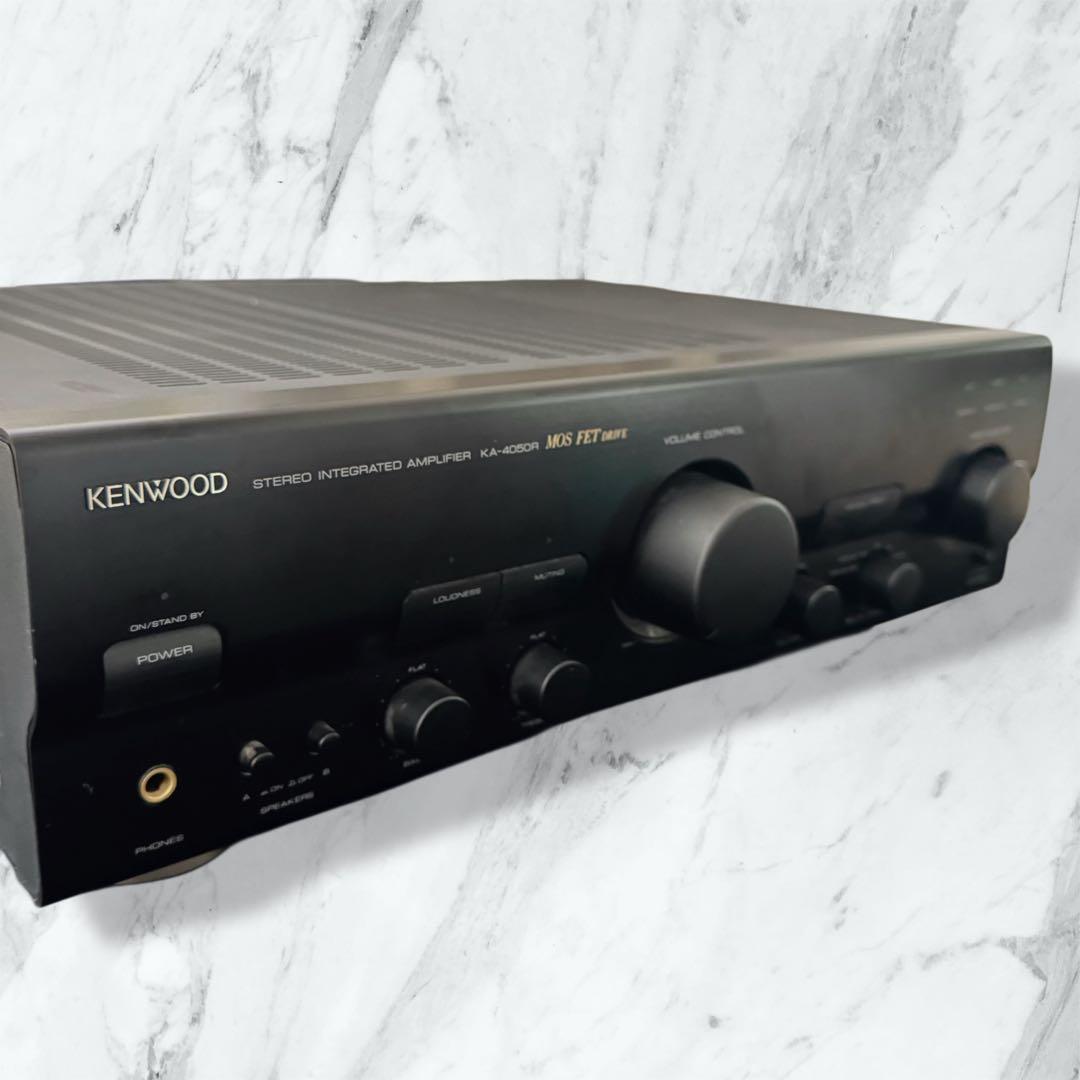 【動作品】KENWOOD KA-4050R プリメインアンプ リモコン付