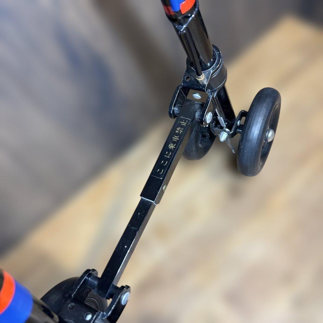 ハンドレールステッキ 杖 ブラック 車輪付き