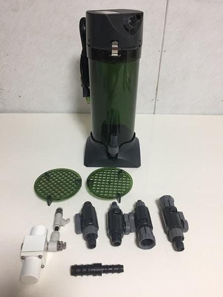 Ｙ【中古品】水槽セット ADA30CM蓋付 ろ過装置