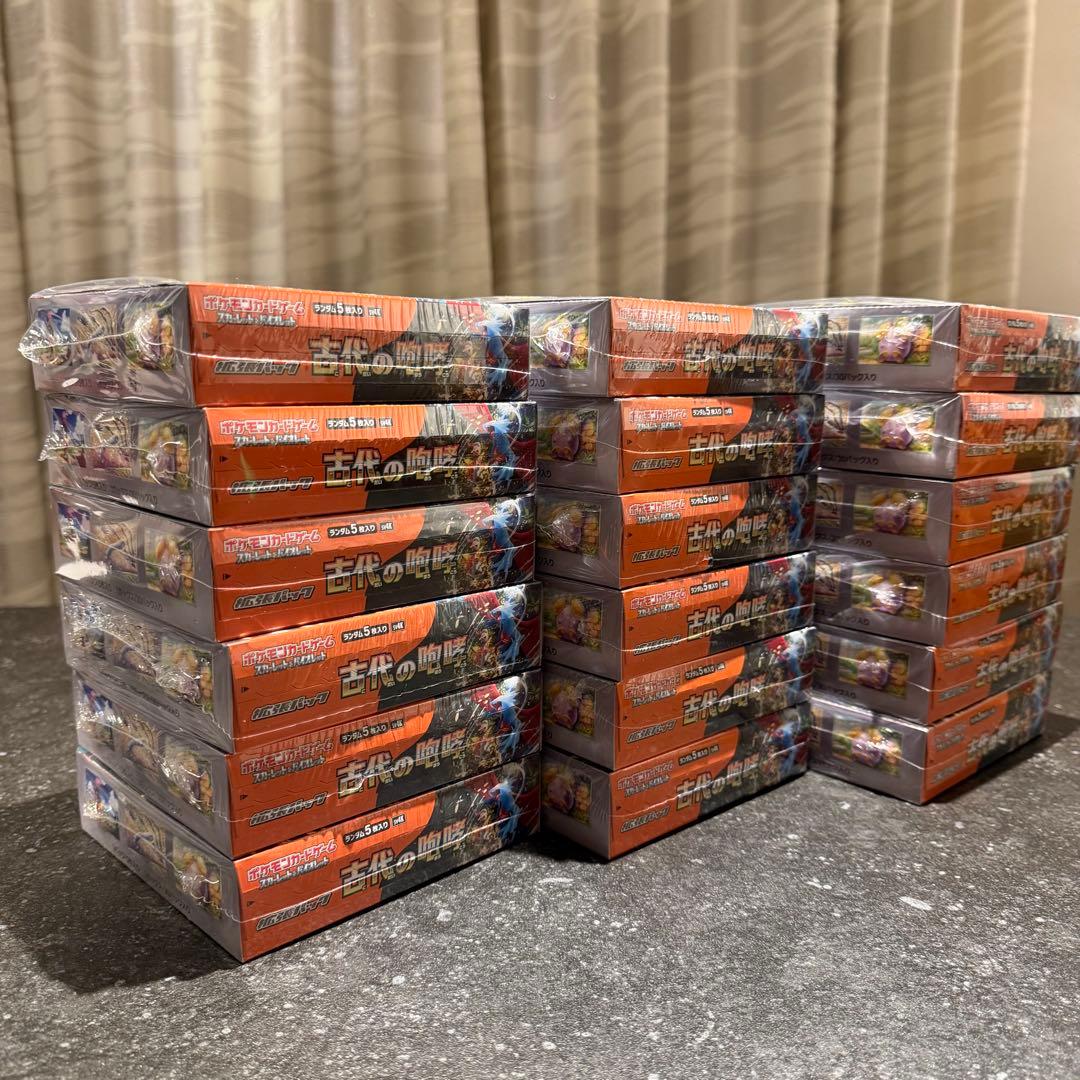 【新品未開封 シュリンク付き】18box 古代の咆哮 ポケモンカード ボックス