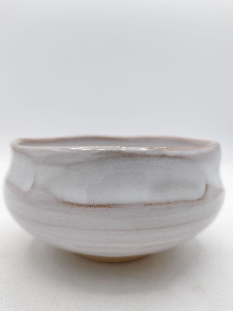 d021 汲出し茶碗 赤虜焼 大塩昭山 木箱 茶道具 古物