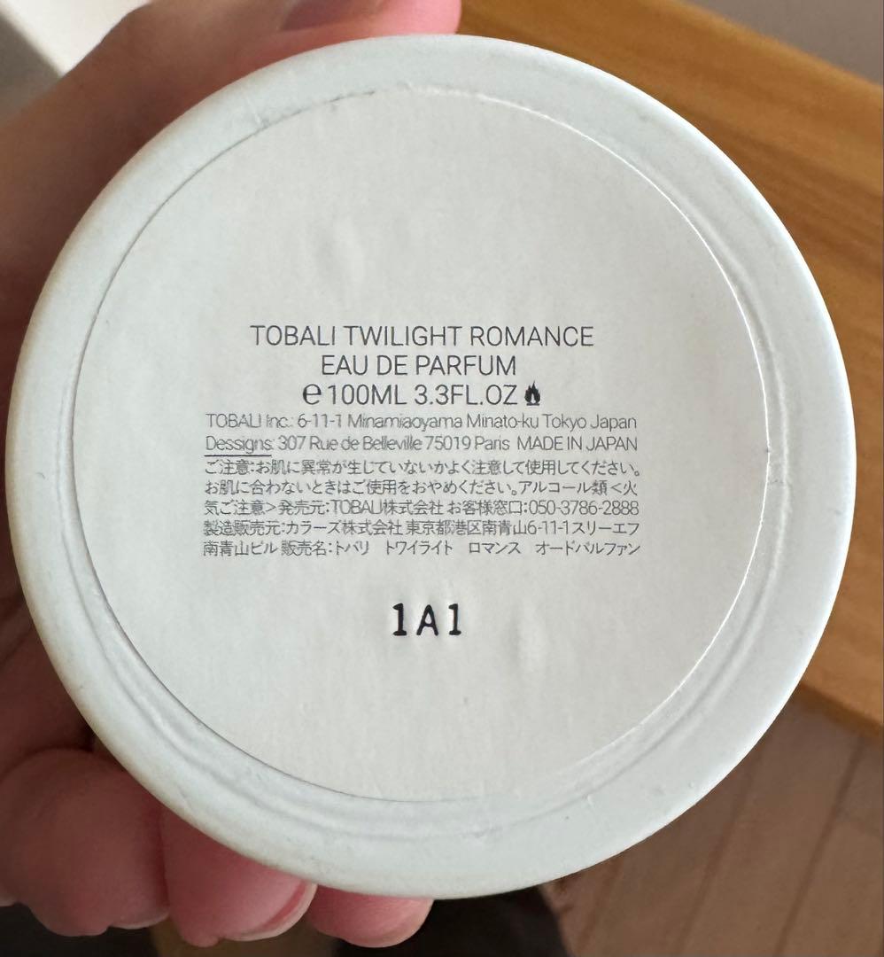トバリ 香水/ TOBALI / トワイライトロマンス 100ml