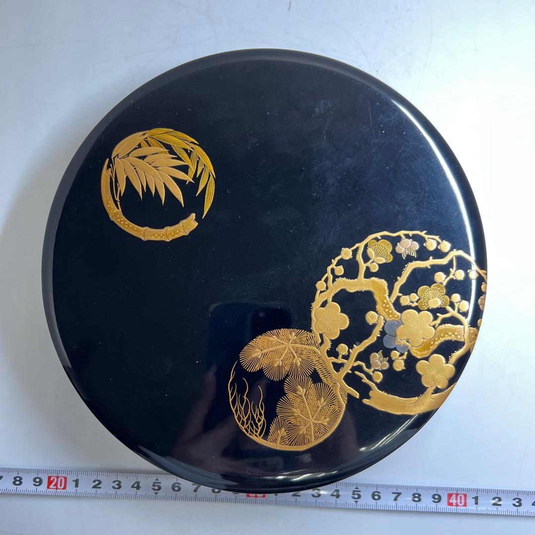 時代 蒔絵 硯箱 w21.5cm 東キ8-0329☆2F トヒウヒ