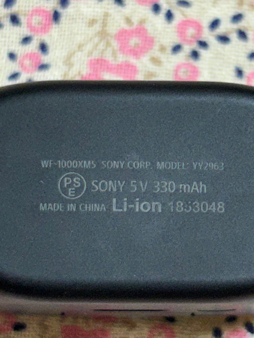 SONY WF-1000XM5 ジャンク 左耳故障 接続可 右耳正常 ケース付！