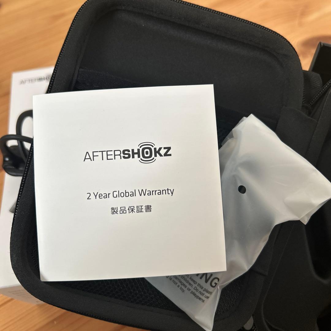 AFTER SHOKZ OPENCOMM 骨伝導ヘッドセット ブラック