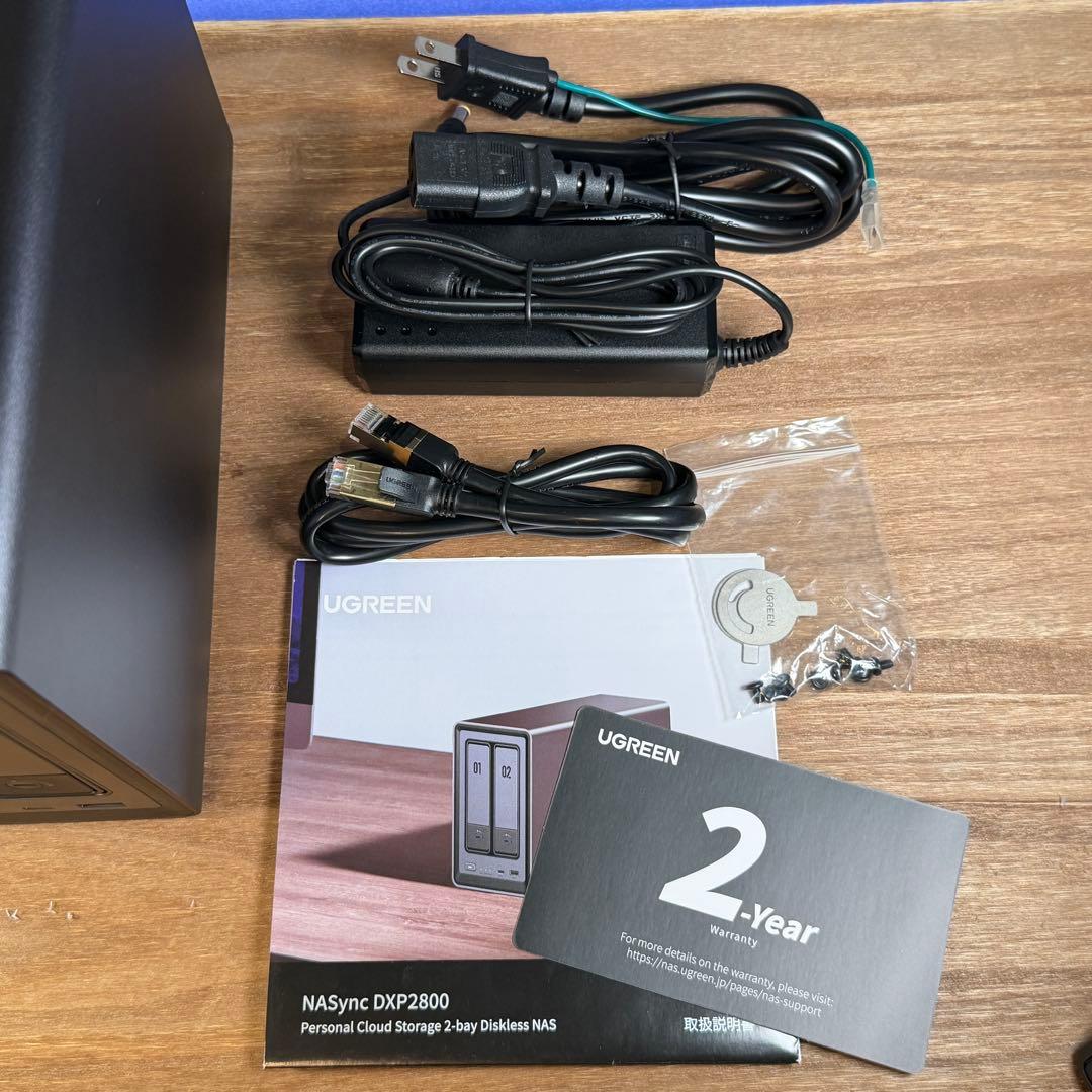 【4TB HDDセット】UGREEN NASync DXP2800（箱無し）
