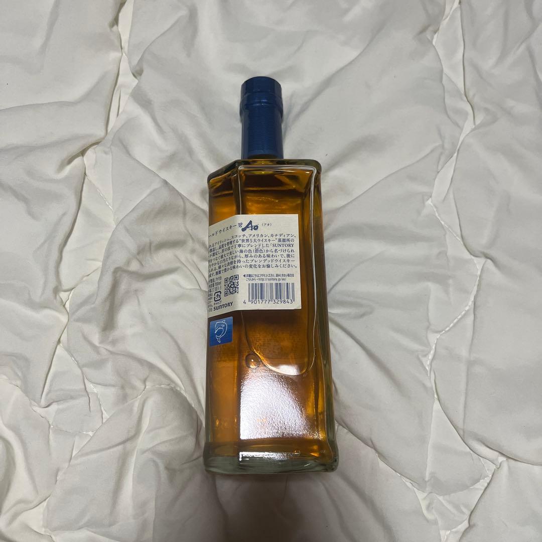 Suntory Ao ウイスキー 700ml 化粧箱入り、無し　2本セット