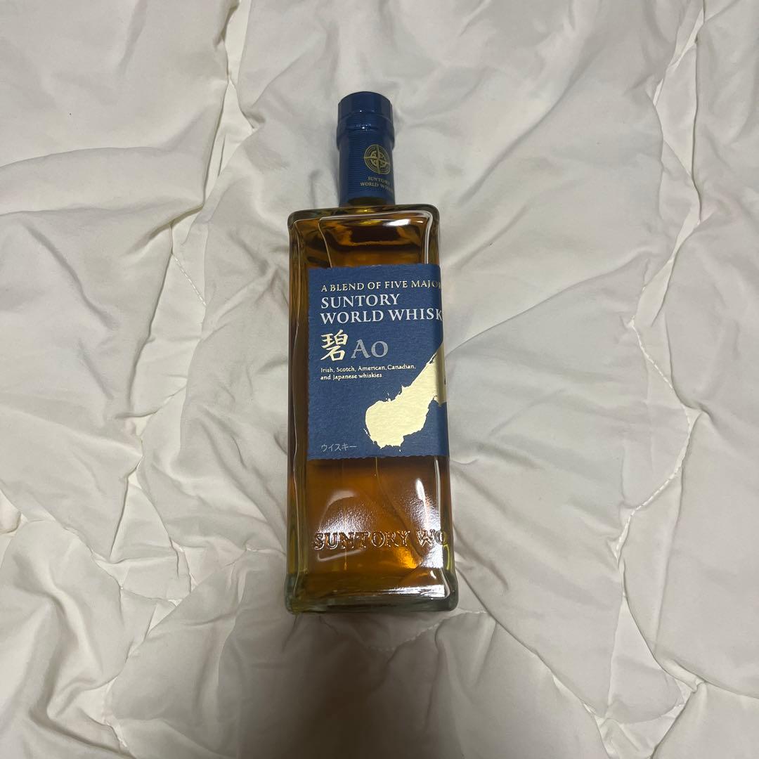Suntory Ao ウイスキー 700ml 化粧箱入り、無し　2本セット