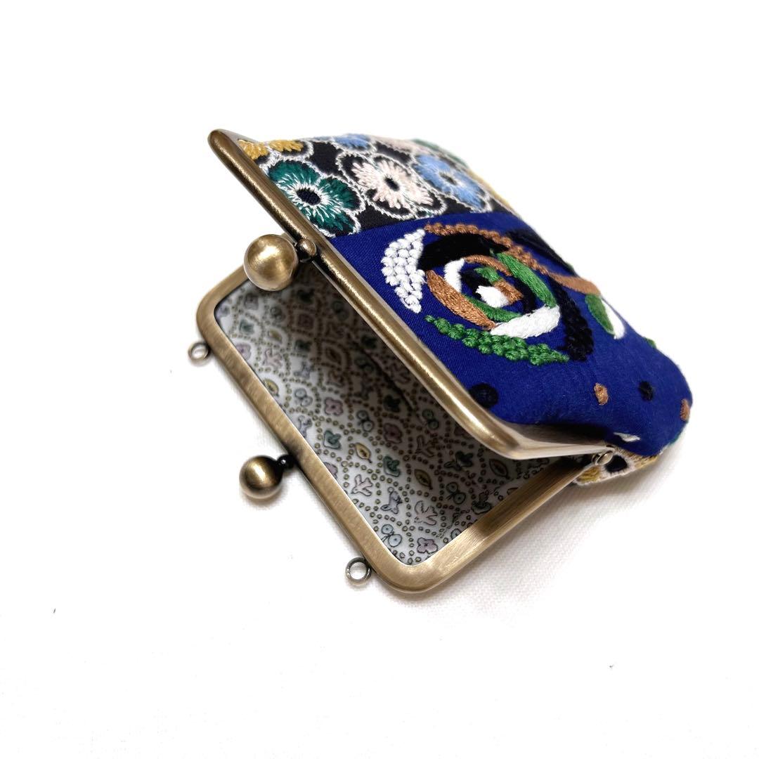 ミナペルホネン　ハンドメイド　がま口⭐️sandrose piha ⭐️財布　ポーチ