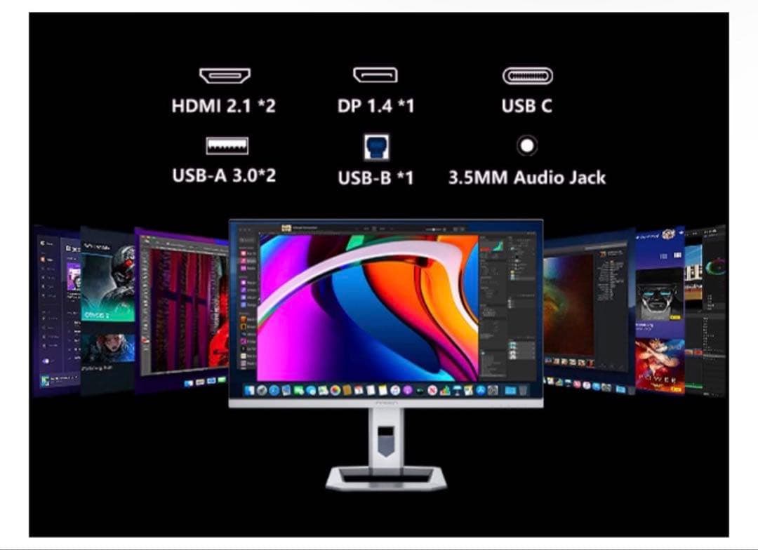 INNOCN ミニLED 4K ゲーミングモニター 32インチ 32M2V