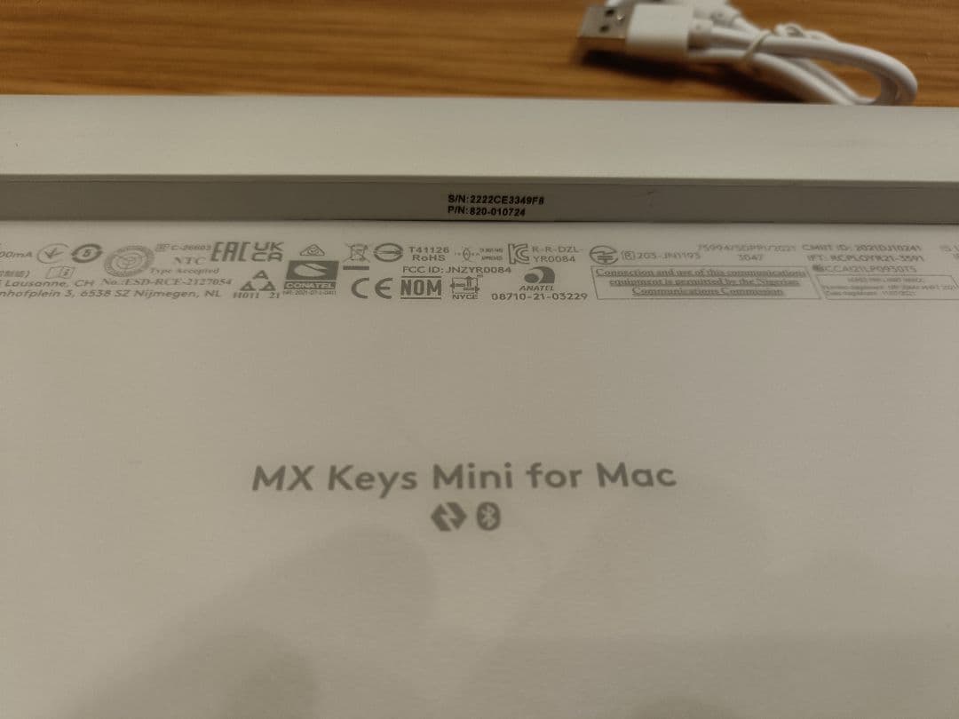 キーボード Logicool MX Keys Mini for Mac