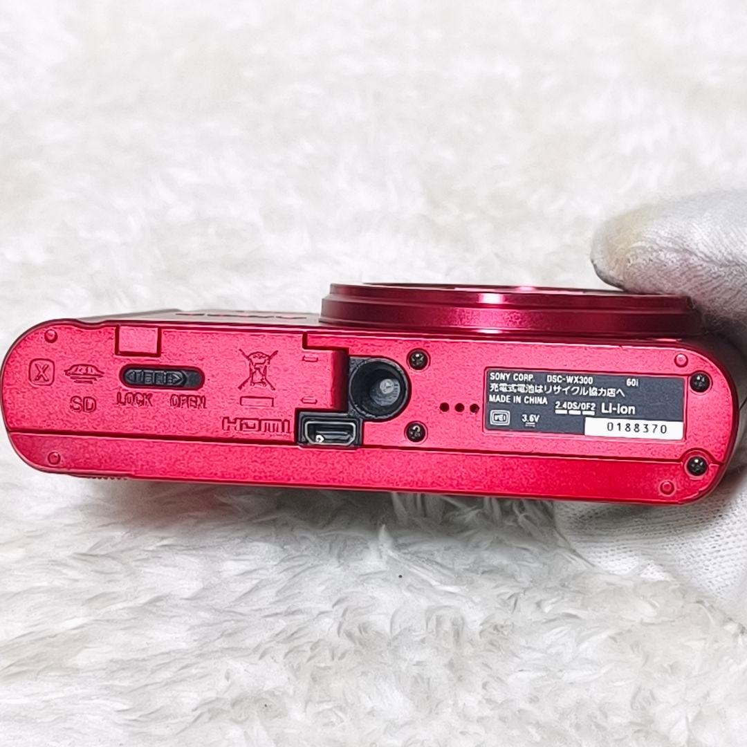 極美品✨ SONY Cyber-shot WX300 レッド Wi-Fi