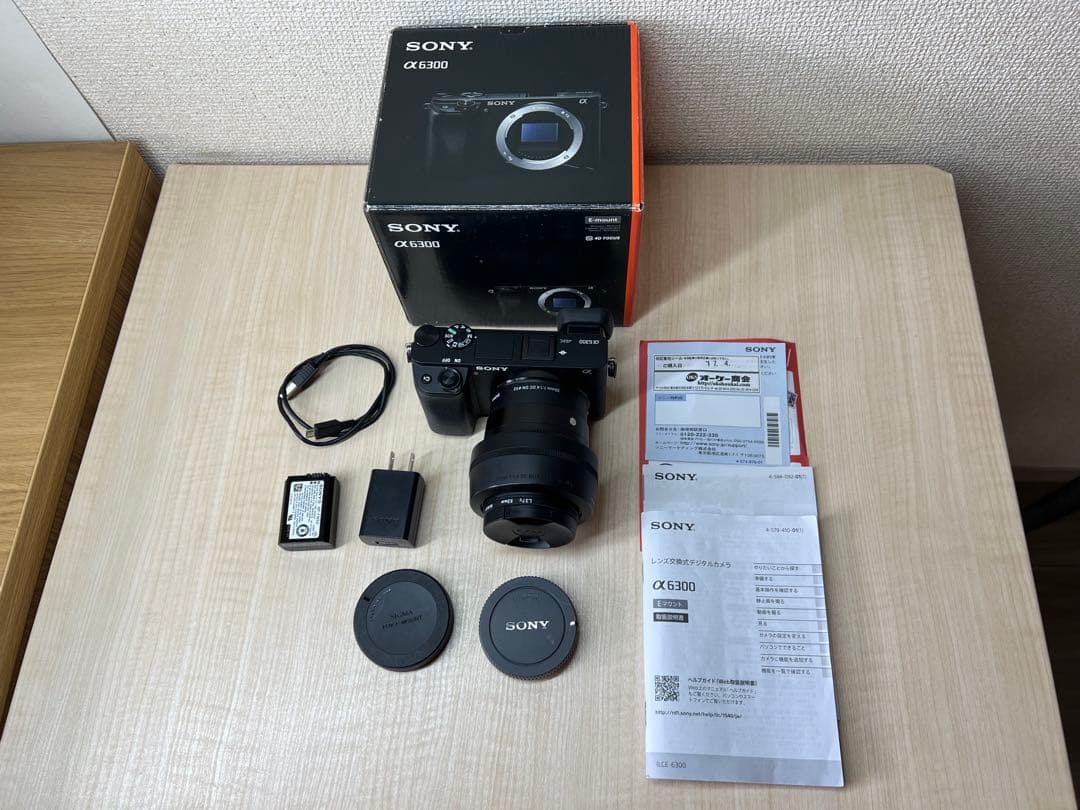 美品　SONY α6300 + Sigma 30mm f1.4 E-マウント