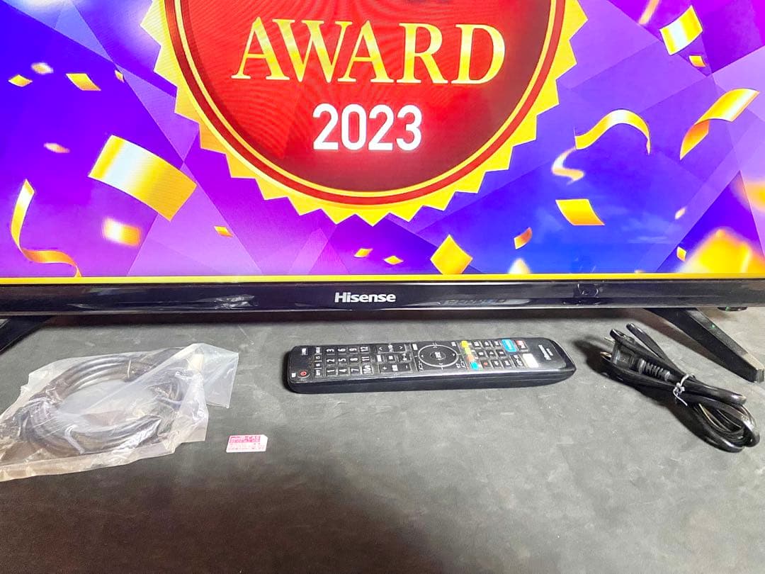【すぐ使えます】Hisense 32型液晶テレビ JQ10773｜付属品あり