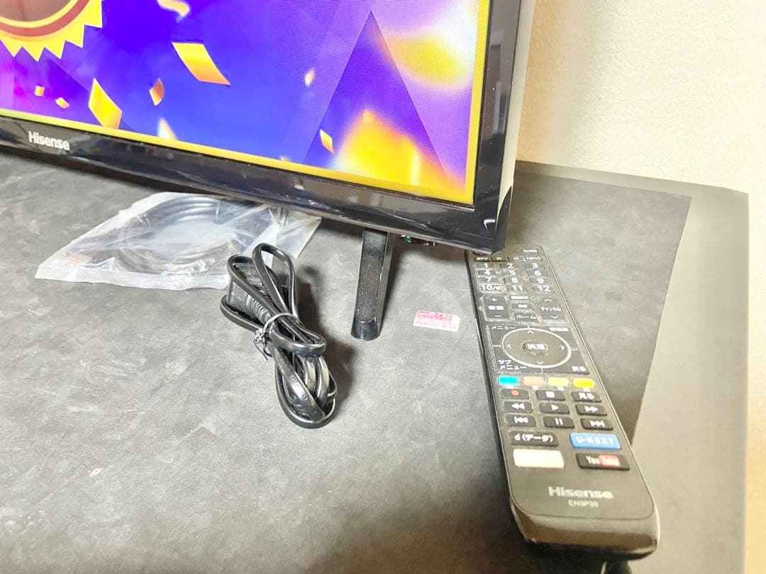 【すぐ使えます】Hisense 32型液晶テレビ JQ10773｜付属品あり