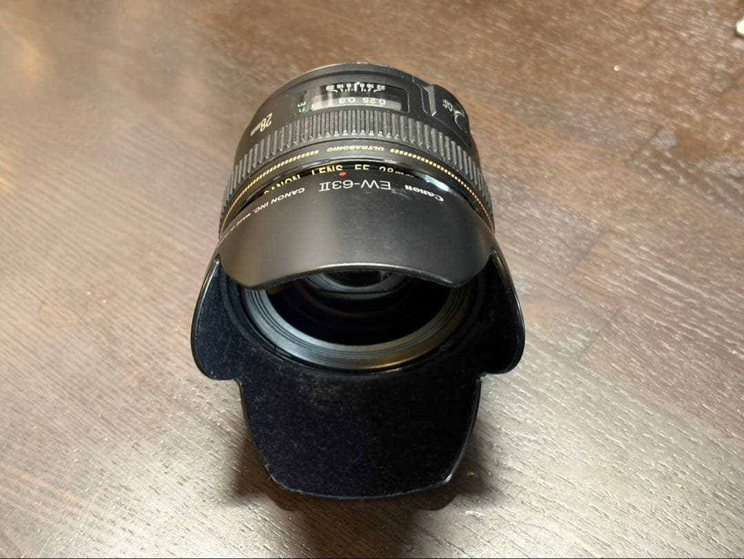 Canon EF28mm F1.8 USM 付属品完備 元箱 ケース フード付