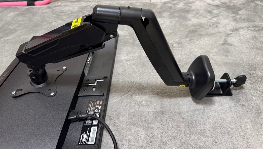 【2点セット】2025年購入！27インチ液晶モニター＋モニターアーム