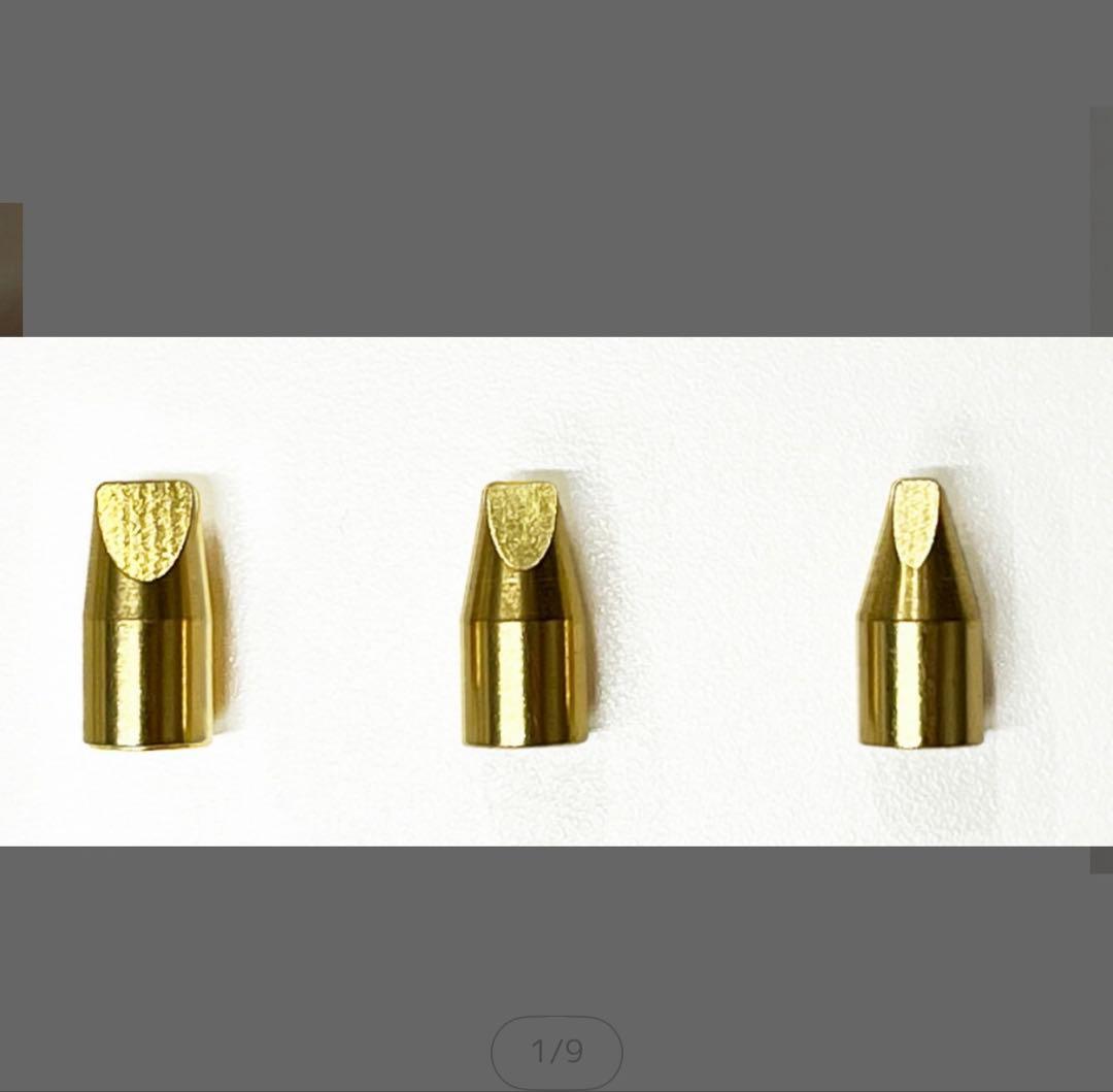かなざわカタニ メタリックデコペン箔6色セット ペン先7種＋マットピンクホイル