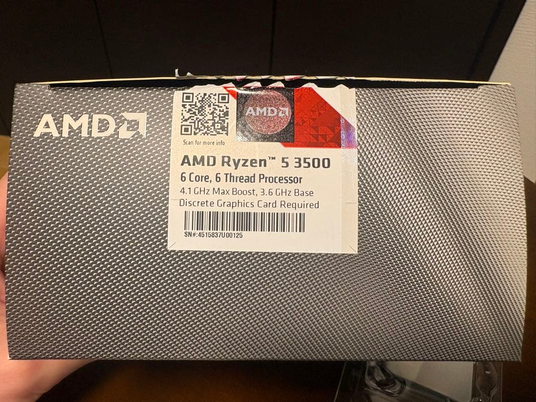 AMD Ryzen 5 3500X ryzen7 3700Xセット