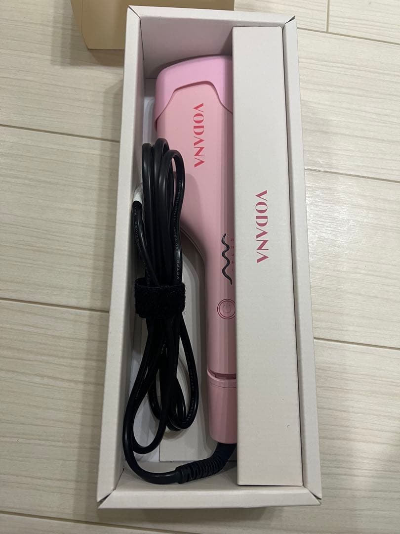 VODANA トリプルフローウェーブヘアアイロン Pink 32mm