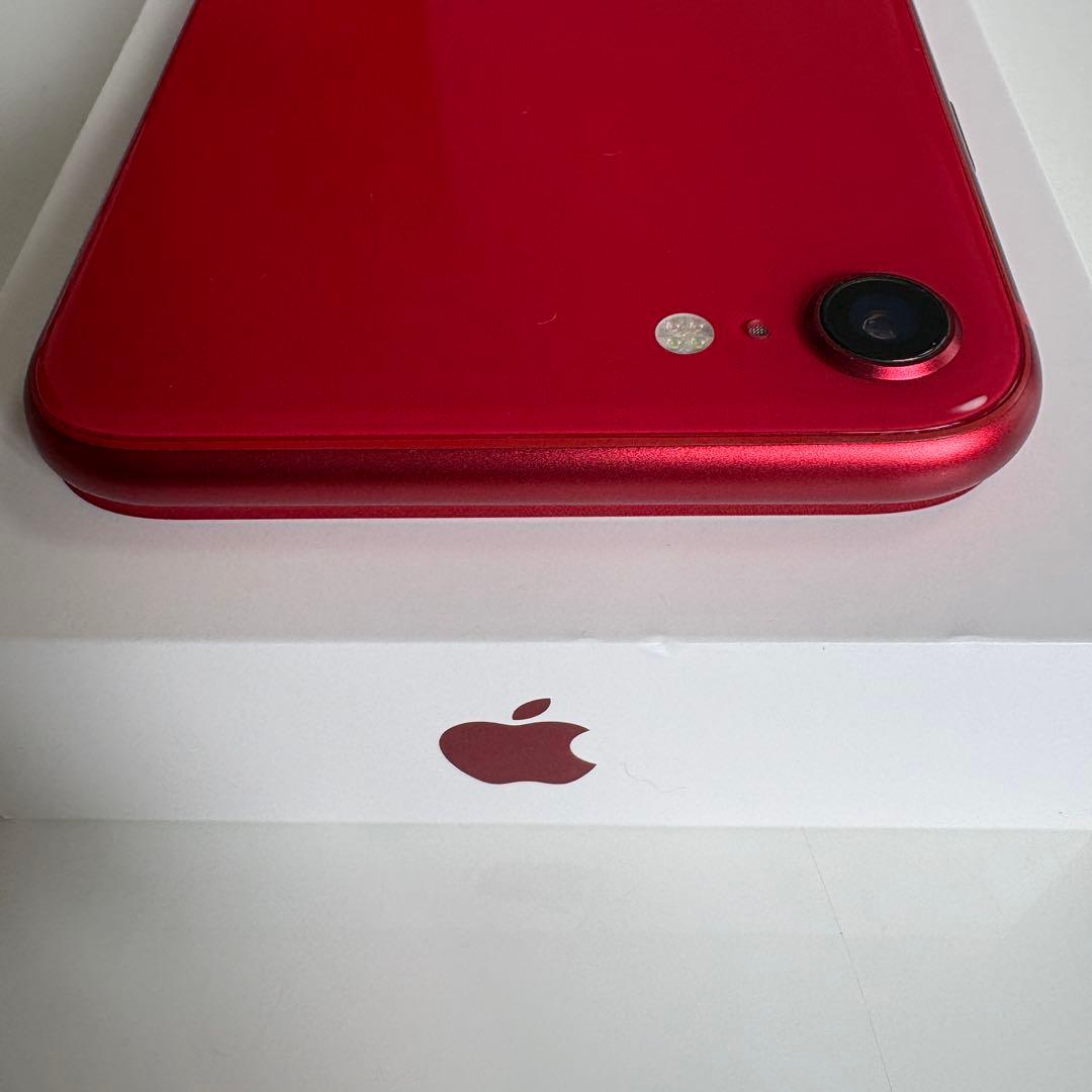 【極美品】iPhoneSE2 128GB レッド SIMフリー