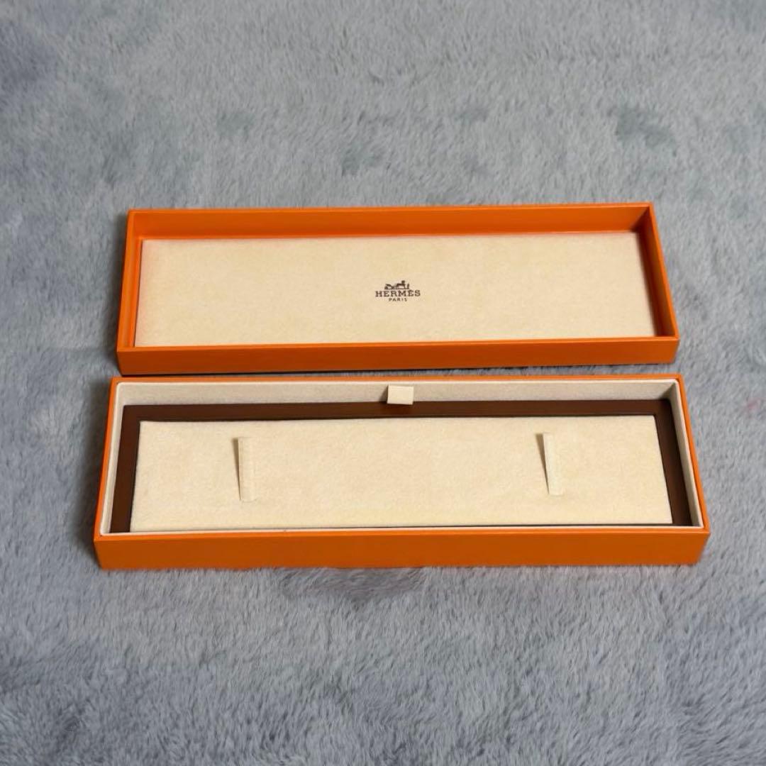 【極美品】HERMES エルメス 時計ケース 空箱 アクセサリーケース ウッド