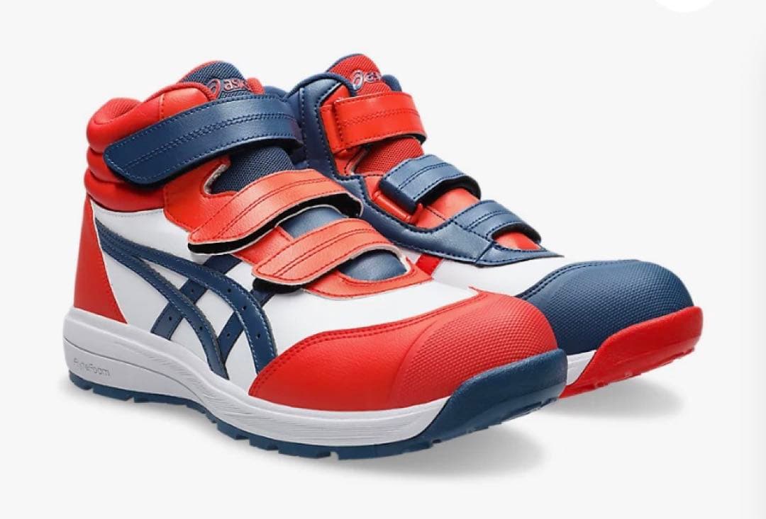 アシックス 安全靴 ウィンジョブ CP312 LC26cmアシンメトリーカラー
