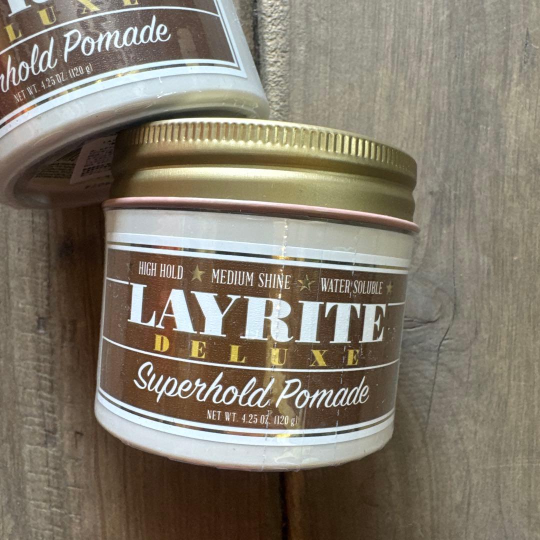 LAYRITE Superhold Pomade 水性バーバーポマード