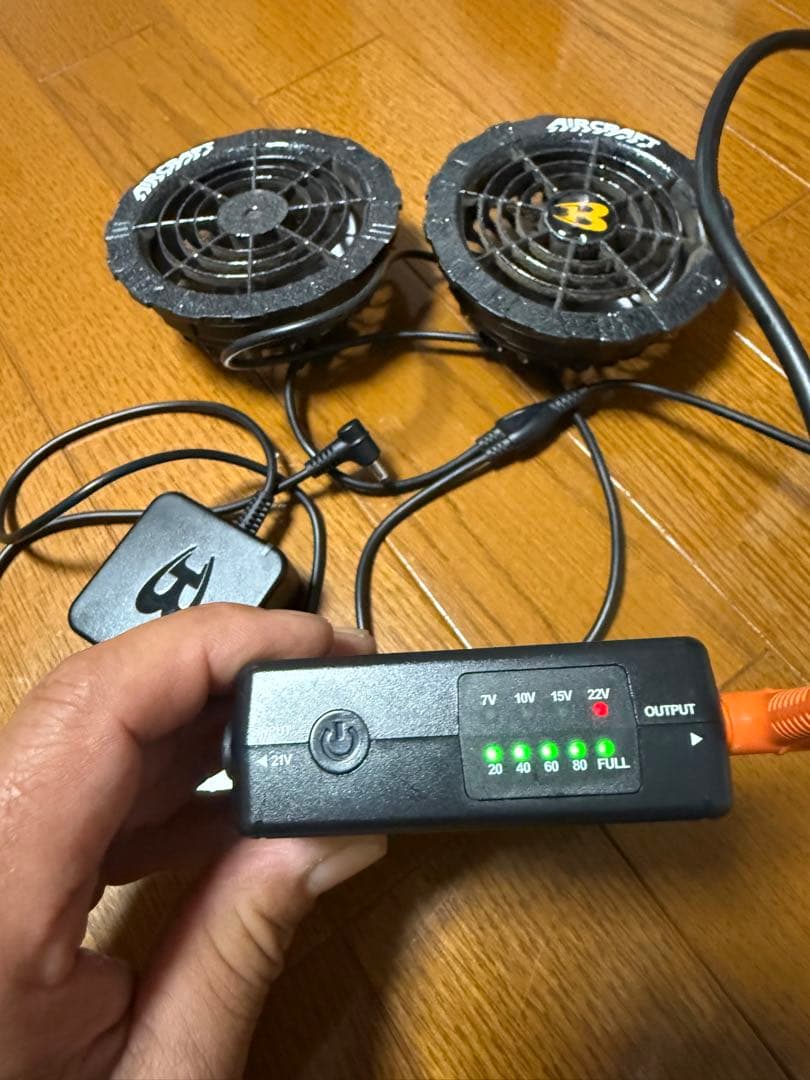 バートル　空調服　22v ファン