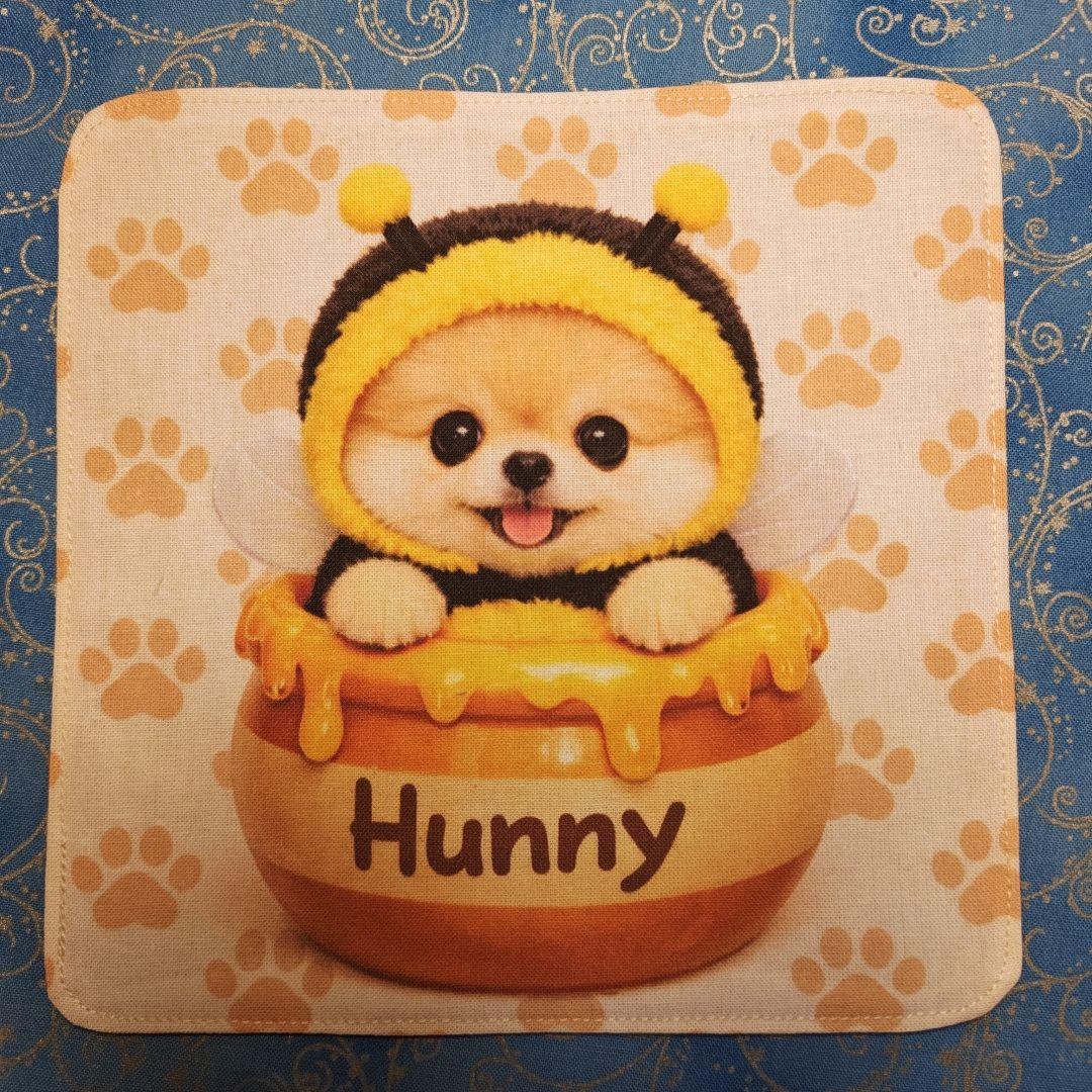 ご確認用　ピーチ　ポメちゃん柄　ハンカチ　ハンドメイド12/15　19枚