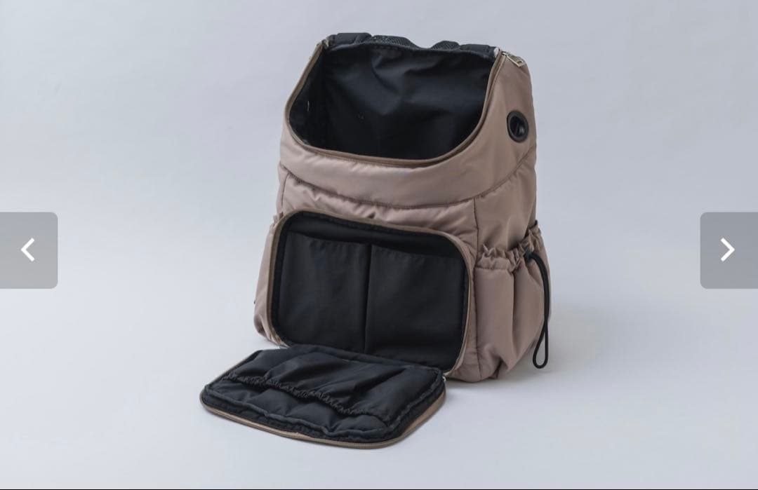 新品　Milla Noueリュックキャリー　グレージュ　FuFu ミラヌー　犬