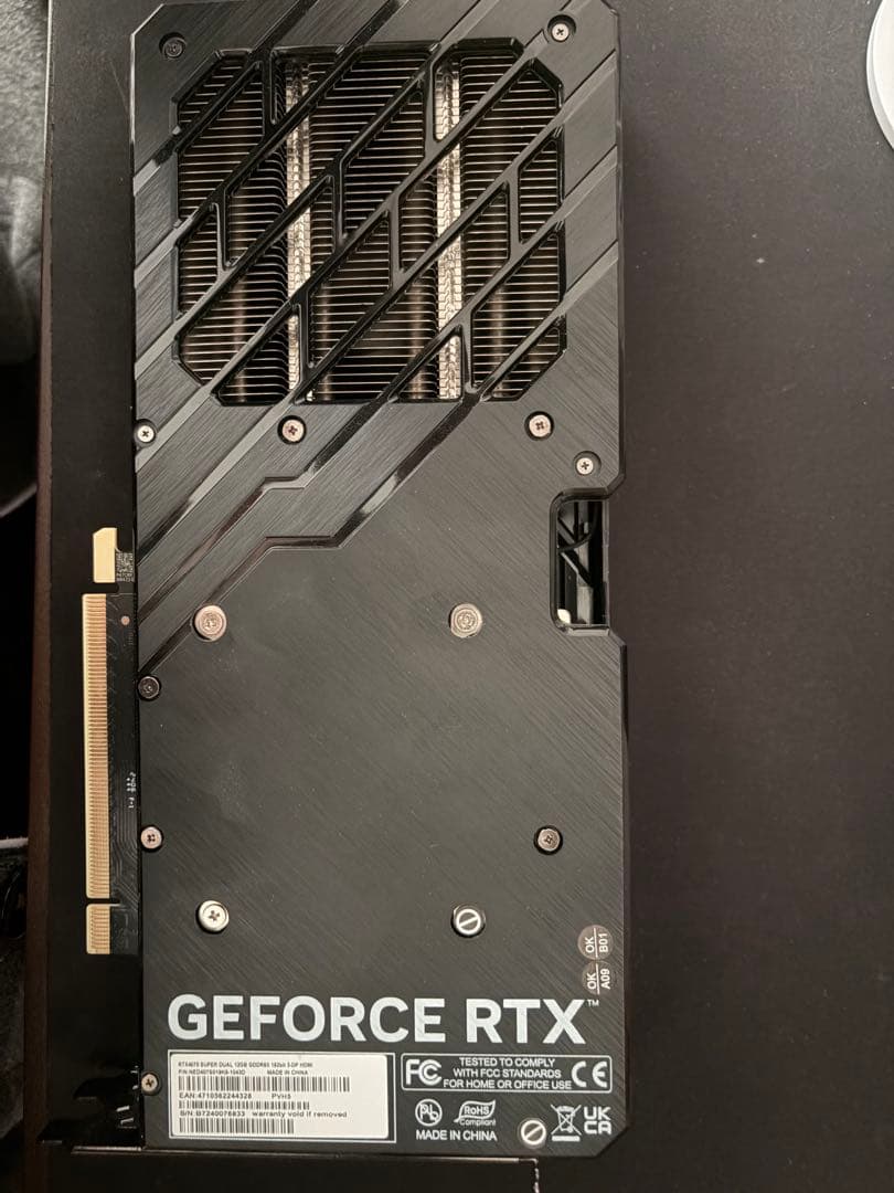 PALIT GEFORCE RTX 4070super12gbグラフィックボード
