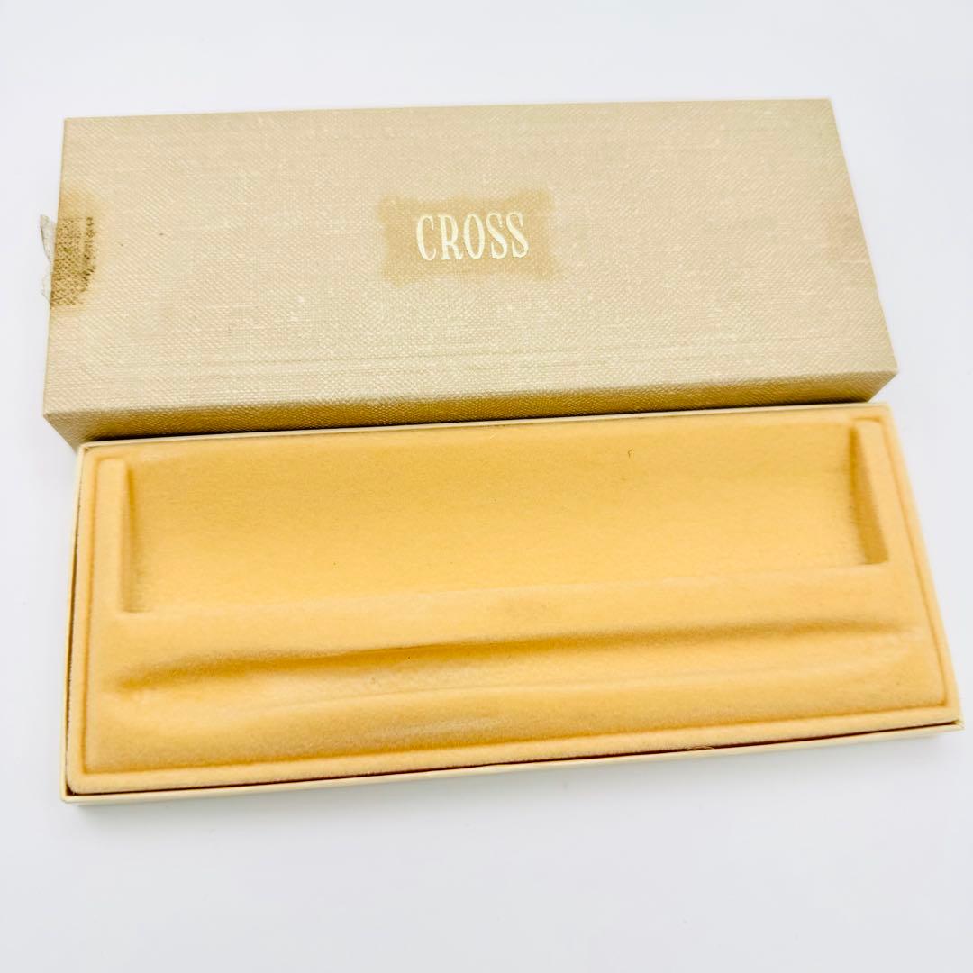 極美品/青インクCROSS ボールペン クラシックブラック USA製 リーフ模様