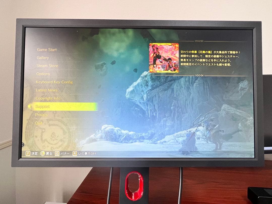 【美品】BenQ ZOWIE XL2411K＋電源ケーブル＋HDMIケーブル