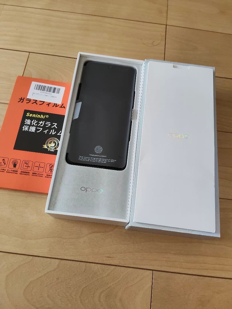 美品 OPPO Reno A SIMフリー シムフリー オッポ ブラック 黒