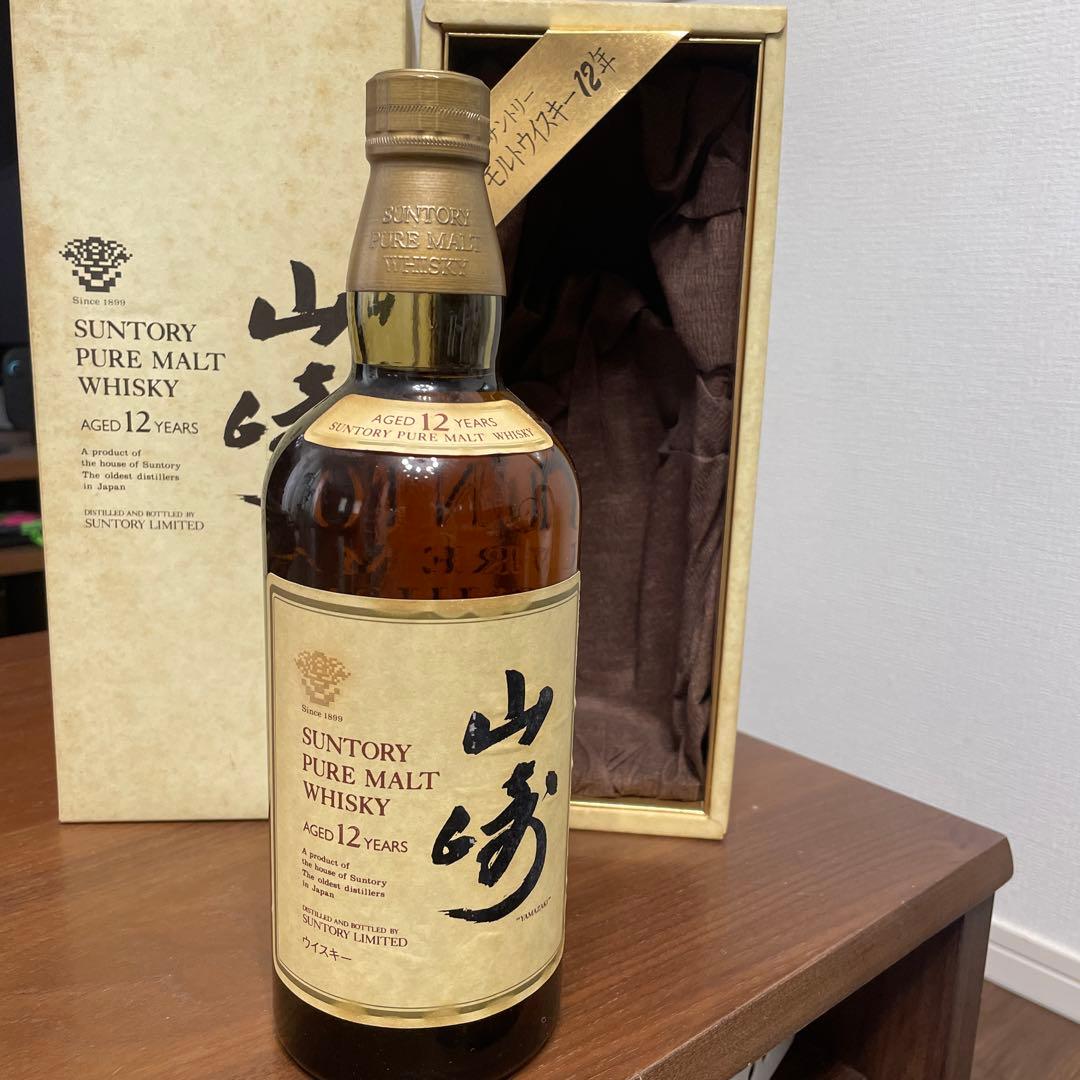 サントリーピュアモルトウイスキー　山崎12年　750ml 箱付き　未開封