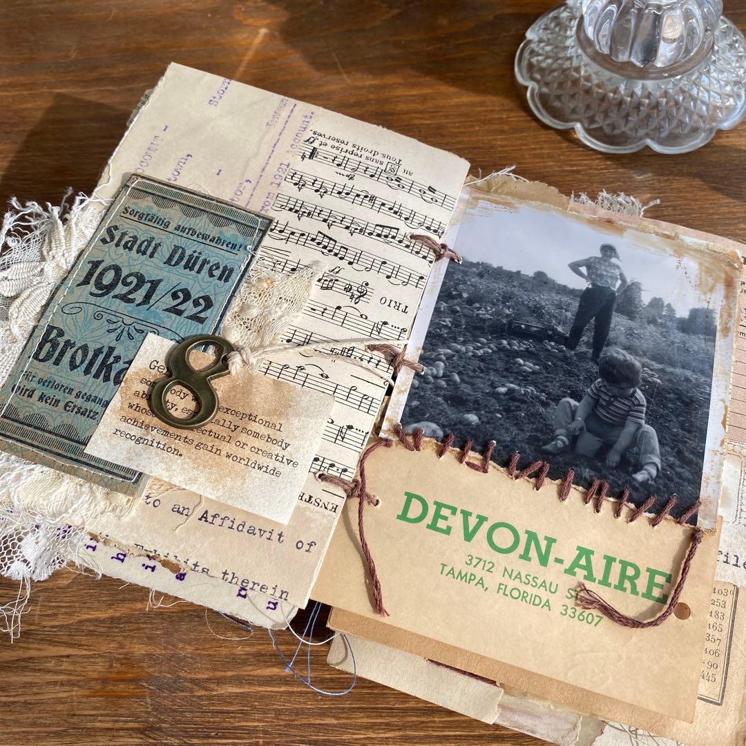 junkjournal♡ジャンクジャーナル　collage note