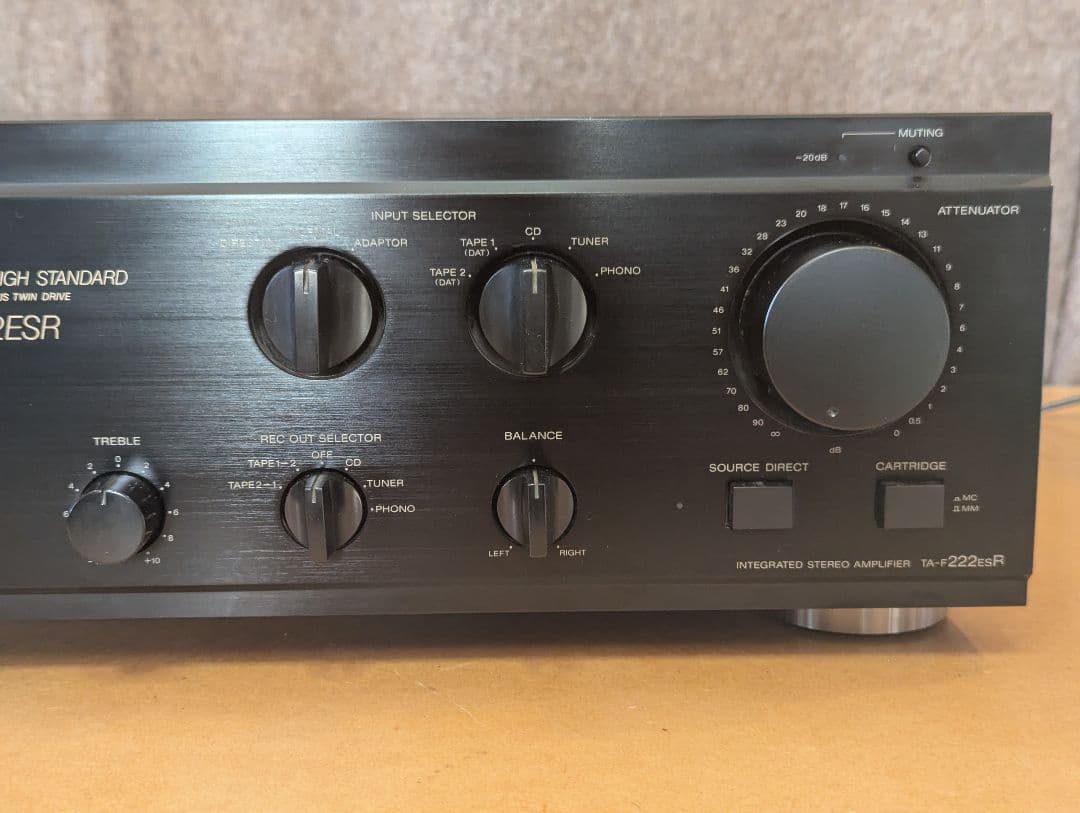 ​SONY TA-F222ESR プリメインアンプ【整備済・ヘッドホン端子新品】