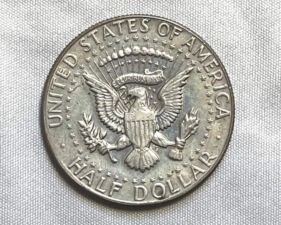 ケネディ銀貨 ハーフダラー3枚 1967-69 資産銀貨