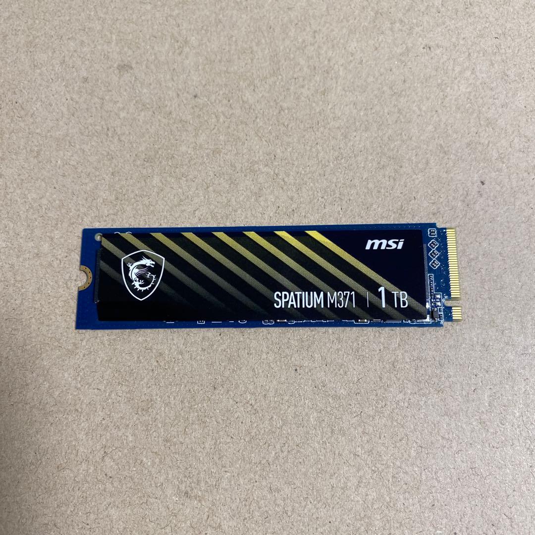 内蔵型SSD MSI SPATIUM M371 SSD 1TB