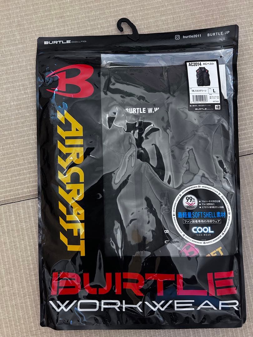 Burtle AC2014 空調服 Lサイズ